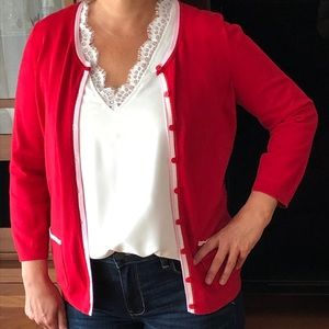 Talbots cotton cardigan Size M